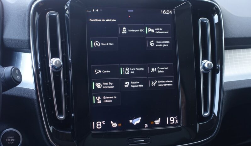 VOLVO XC 40 D3 2.0 L GEARTRONIC 150CH MOMENTUM complet