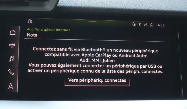 AUDI A3 SPORTBACK 35 TFSI S-TRONIC 150 CH MHEV S-LINE complet