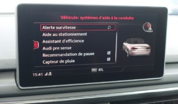 AUDI A5 CABRIOLET 40 TFSI 190 CH S-LINE complet