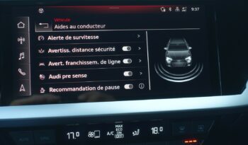 AUDI A3 SPORTBACK 30 TFSI S-TRONIC complet