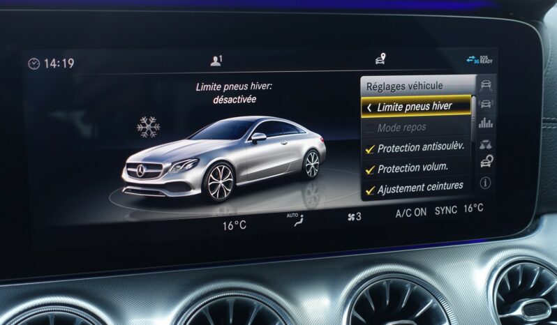 MERCEDES CLASSE E 220D 9G-TRONIC COUPÉ 163 CH complet