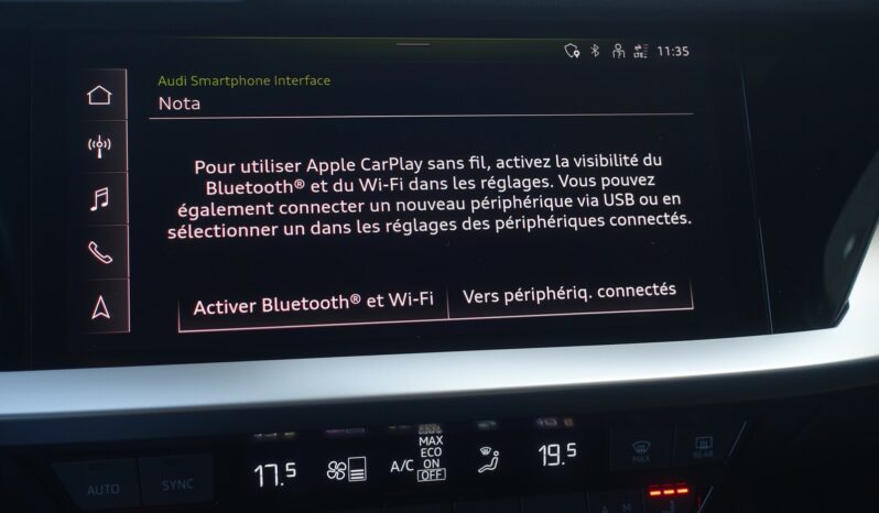 AUDI A3 BERLINE 35 TFSI 150 CH S-LINE complet