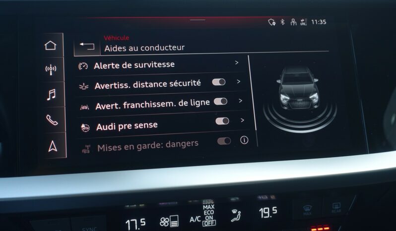 AUDI A3 BERLINE 35 TFSI 150 CH S-LINE complet