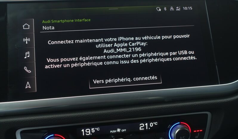 AUDI Q3 SPORTBACK 45 TFSI E S-TRONIC 245 CH HYBRIDE RECHARGEABLE complet
