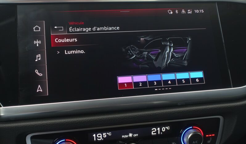 AUDI Q3 SPORTBACK 45 TFSI E S-TRONIC 245 CH HYBRIDE RECHARGEABLE complet