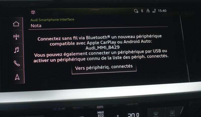 AUDI A3 SPORTBACK 35 TFSI S-TRONIC 150 CH MHEV complet