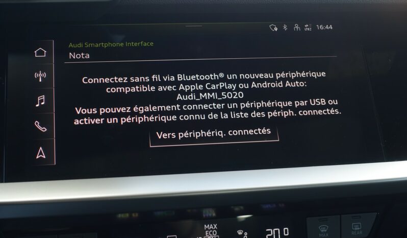 AUDI A3 SPORTBACK 35 TDI S-TRONIC 150 CH S-LINE complet