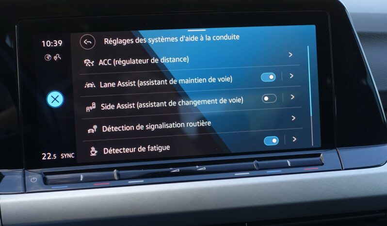 VOLKSWAGEN GOLF VIII TDI DSG7 150CH complet