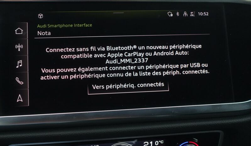 AUDI Q3 SPORTBACK 45 TFSI E S-TRONIC 245 CH HYBRIDE RECHARGEABLE complet