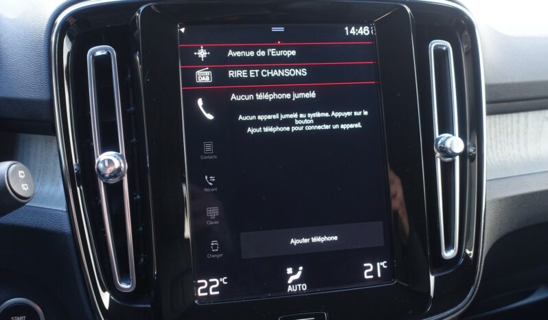 VOLVO XC 40 T5 HYBRIDE RECHARGEABLE GEARTRONIC 262 CH  INSCRIPTION complet