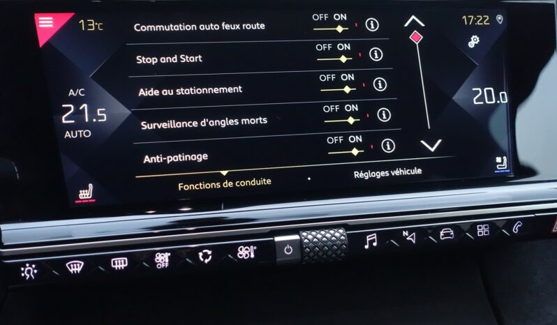 DS7 CROSSBACK BLUEHDI EAT8 130 CH BVA PERFORMANCE LINE complet