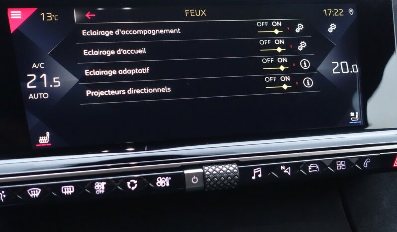 DS7 CROSSBACK BLUEHDI EAT8 130 CH BVA PERFORMANCE LINE complet