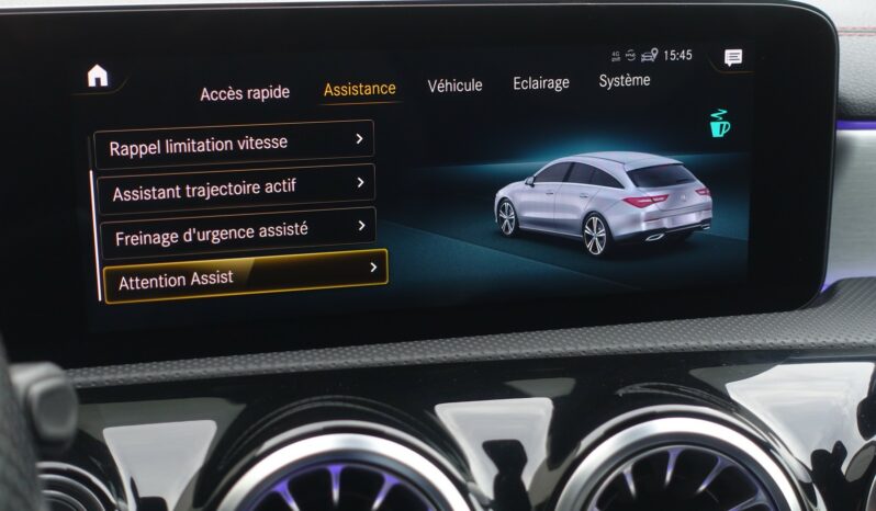 MERCEDES CLA SHOOTING BRAKE 250E 8G-DCT 218 CH HYBRIDE RECHARGEABLE 160 CH + 75 KW  AMG-LINE complet