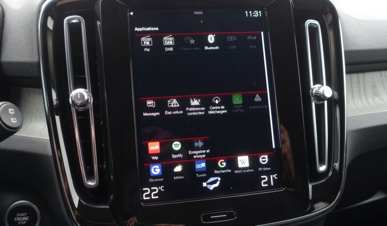 VOLVO XC 40 T5 HYBRIDE RECHARGEABLE GEARTRONIC 262 CH  INSCRIPTION complet