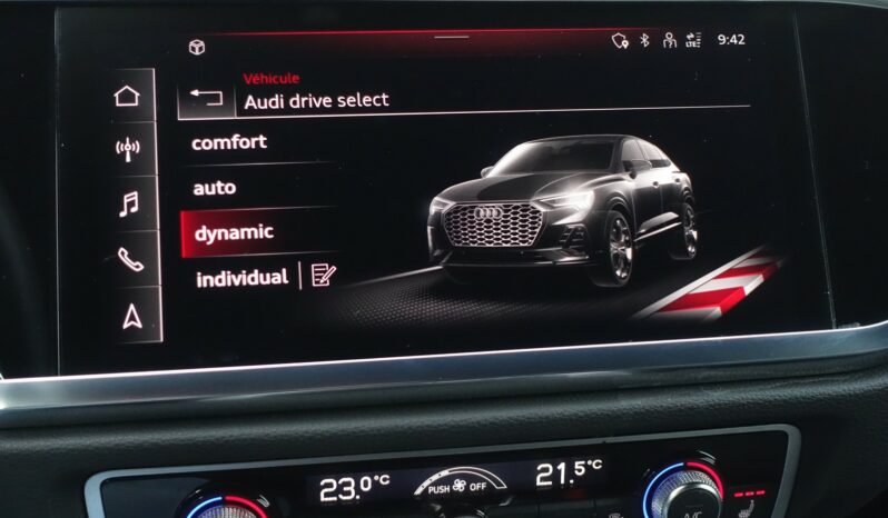 AUDI Q3 SPORTBACK 45 TFSI E S-TRONIC 245 CH HYBRIDE RECHARGEABLE S-LINE complet