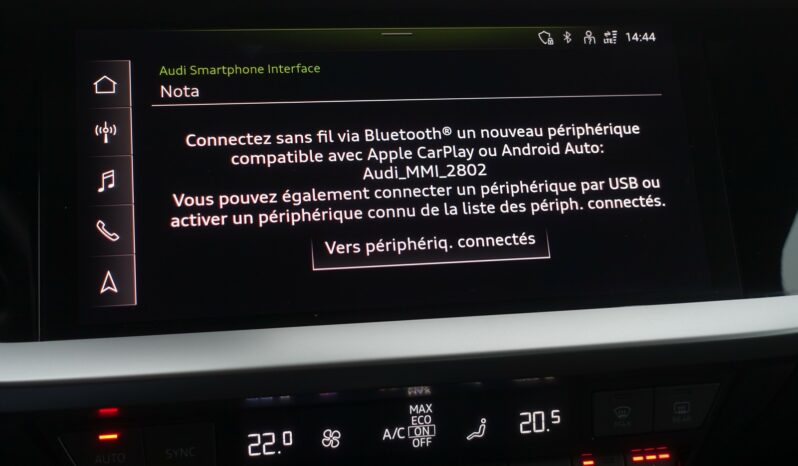 AUDI A3 SPORTBACK 35 TFSI S-TRONIC 150 CH MHEV complet