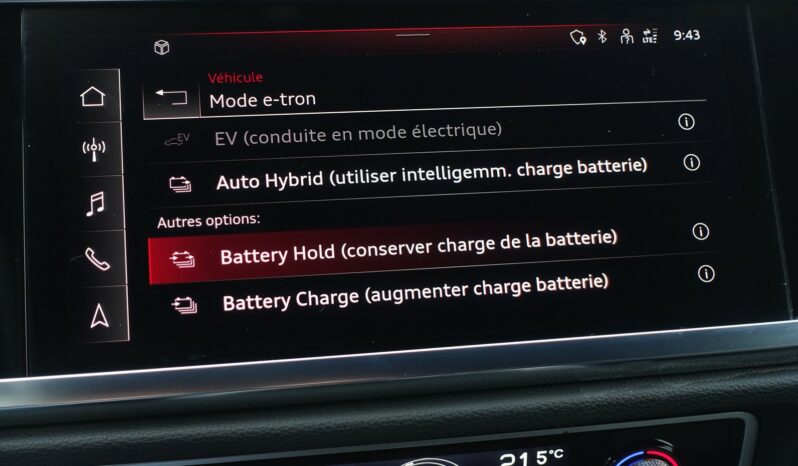 AUDI Q3 SPORTBACK 45 TFSI E S-TRONIC 245 CH HYBRIDE RECHARGEABLE S-LINE complet