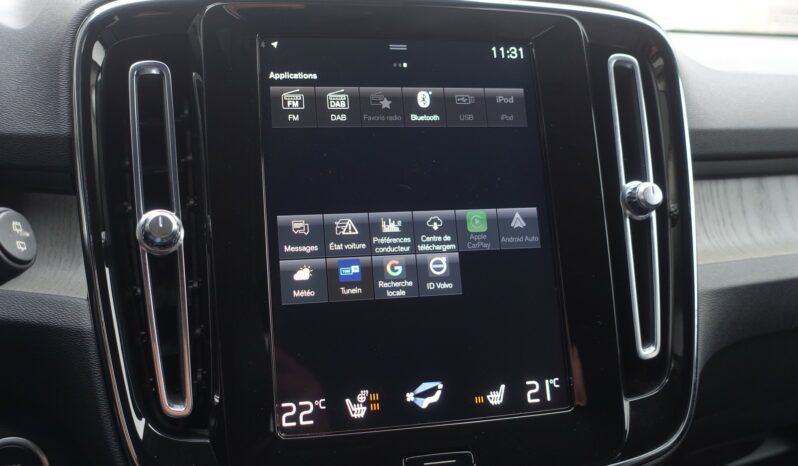 VOLVO XC 40 T4 HYBRIDE RECHARGEABLE GEARTRONIC 211 CH  INSCIPTION complet