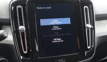 VOLVO XC 40 T5 HYBRIDE RECHARGEABLE GEARTRONIC 262 CH  INSCRIPTION complet