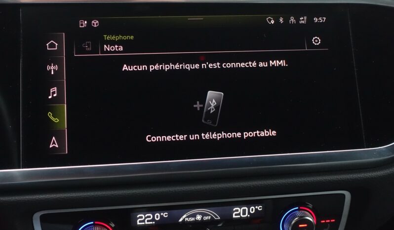 AUDI Q3 SPORTBACK 45 TFSI E S-TRONIC 245 CH HYBRIDE RECHARGEABLE complet