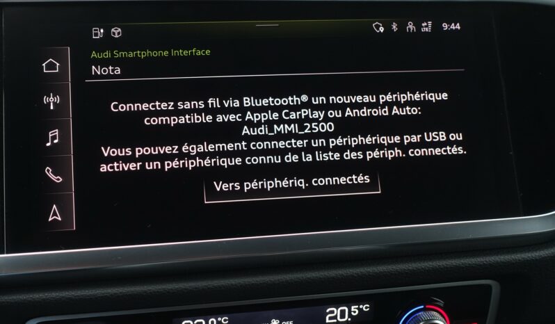 AUDI Q3 SPORTBACK 45 TFSI E S-TRONIC 245 CH HYBRIDE RECHARGEABLE complet