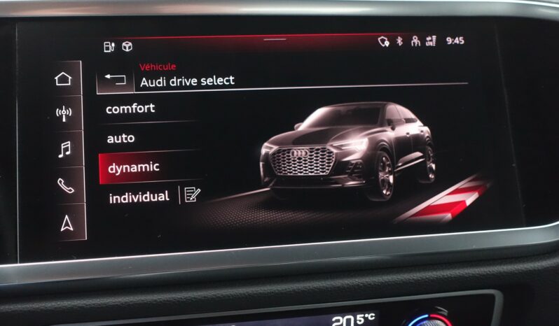AUDI Q3 SPORTBACK 45 TFSI E S-TRONIC 245 CH HYBRIDE RECHARGEABLE complet