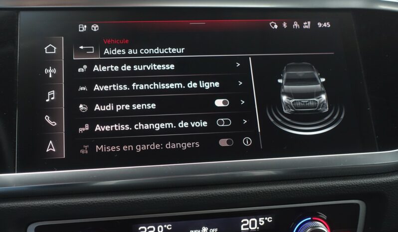 AUDI Q3 SPORTBACK 45 TFSI E S-TRONIC 245 CH HYBRIDE RECHARGEABLE complet