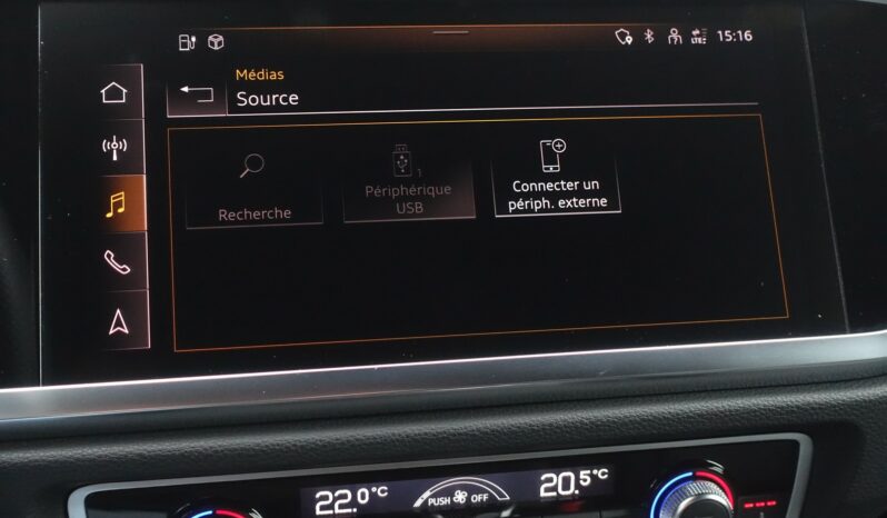 AUDI Q3 SPORTBACK 45 TFSI E S-TRONIC 245 CH S-LINE HYBRIDE RECHARGEABLE complet