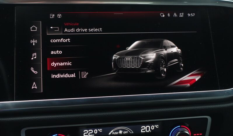 AUDI Q3 SPORTBACK 45 TFSI E S-TRONIC 245 CH HYBRIDE RECHARGEABLE complet