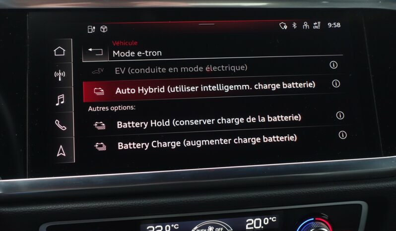AUDI Q3 SPORTBACK 45 TFSI E S-TRONIC 245 CH HYBRIDE RECHARGEABLE complet