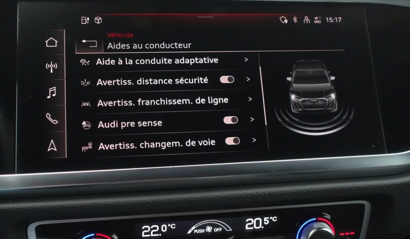 AUDI Q3 SPORTBACK 45 TFSI E S-TRONIC 245 CH S-LINE HYBRIDE RECHARGEABLE complet