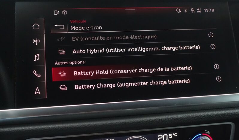 AUDI Q3 SPORTBACK 45 TFSI E S-TRONIC 245 CH S-LINE HYBRIDE RECHARGEABLE complet