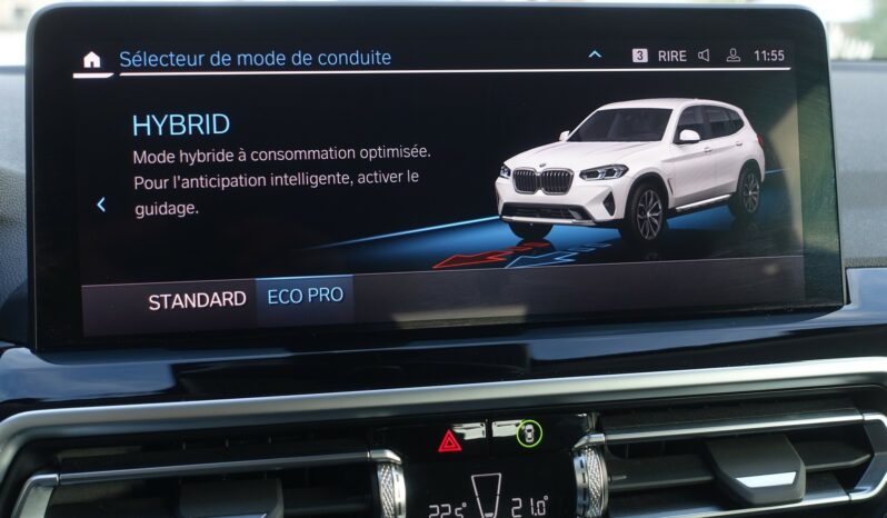 BMW X3 X-DRIVE 30EA HYBRIDE RECHARGEABLE 272 CH complet