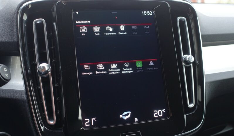 VOLVO XC 40 T5 HYBRIDE RECHARGEABLE GEARTRONIC 262 CH  INSCRIPTION complet