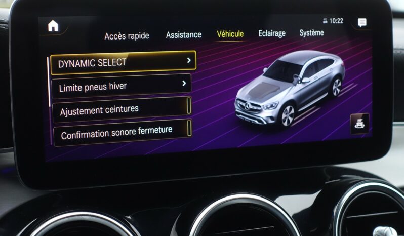 MERCEDES CLASSE GLC COUPE 300 DE 4 MATIC 9G-DCT 306 CH HYBRIDE RECHARGEABLE  AMG-LINE complet