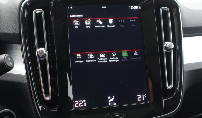 VOLVO XC 40 T5 HYBRIDE RECHARGEABLE GEARTRONIC 262 CH  INSCRIPTION complet