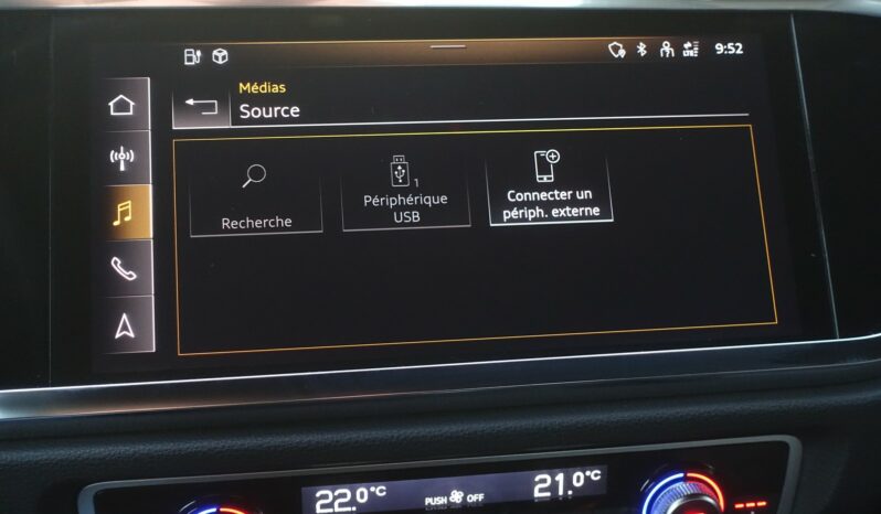 AUDI Q3 45 TFSI E S-TRONIC 245 CH HYBRIDE RECHARGEABLE S-LINE complet