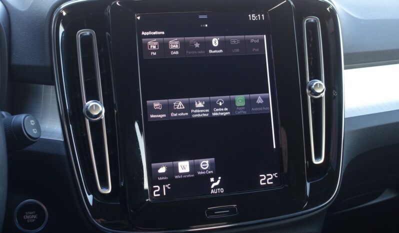 VOLVO XC 40 T4 HYBRIDE RECHARGEABLE GEARTRONIC 211 CH  INSCRIPTION complet