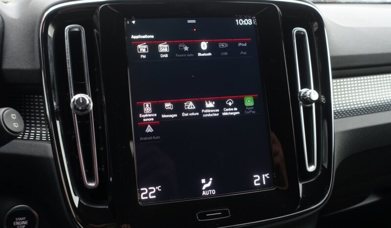 VOLVO XC 40 T4 HYBRIDE RECHARGEABLE GEARTRONIC 211 CH  R-DESIGN complet