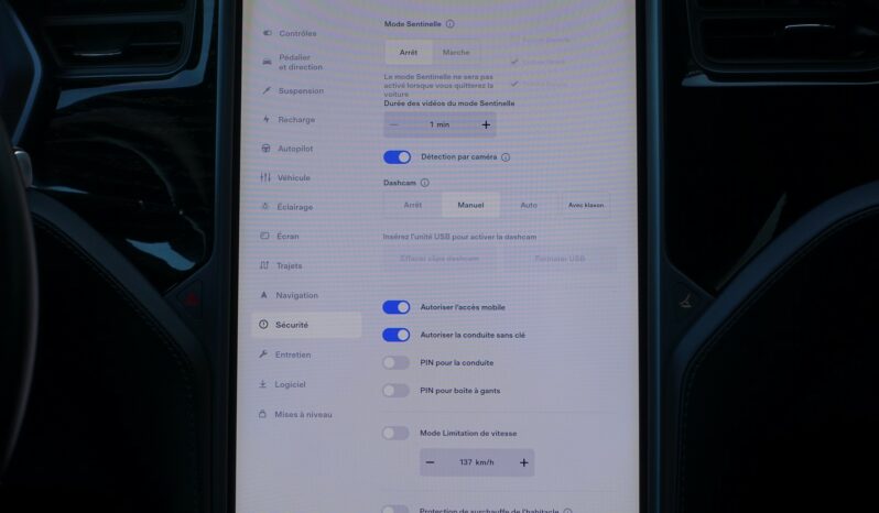TESLA MODEL S 75D 75KW DUAL MOTOR 386 KWH BVA complet
