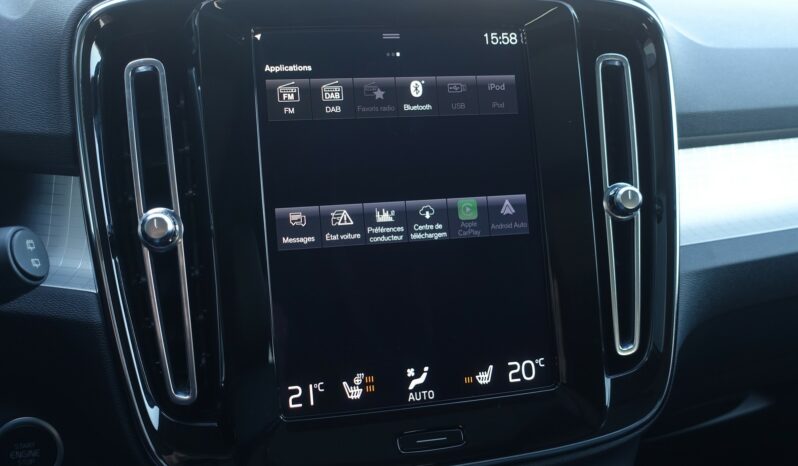 VOLVO XC 40 T5 HYBRIDE RECHARGEABLE GEARTRONIC 262 CH  INSCRIPTION complet