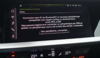 AUDI A3 SPORTBACK 45 COMPETITION TFSI E TRON S-TRONIC 245 CH HYBRIDE RECHARGEABLE S-LINE complet