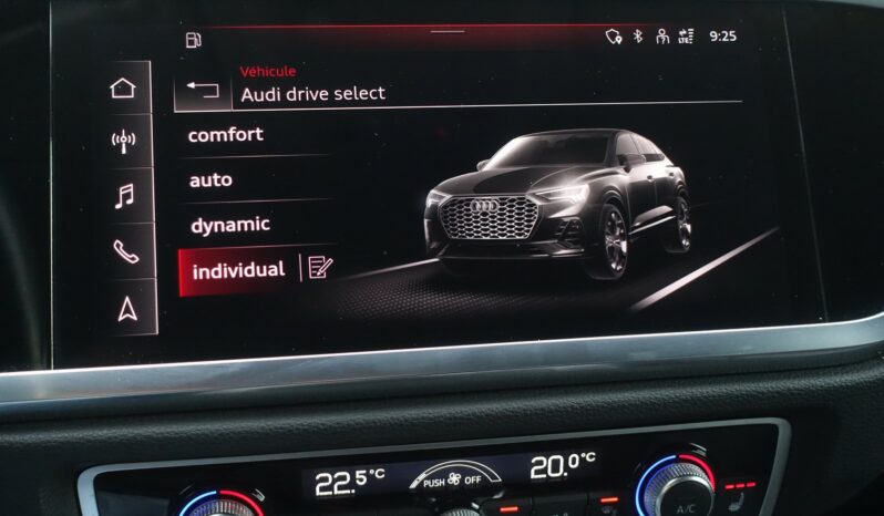 AUDI Q3 SPORTBACK 45 TFSI E S-TRONIC 245 CH HYBRIDE RECHARGEABLE complet