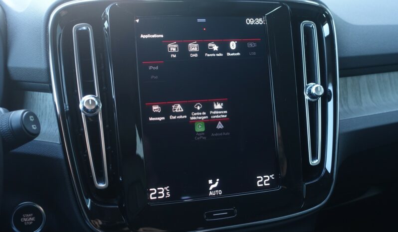 VOLVO XC 40 T4 HYBRIDE RECHARGEABLE GEARTRONIC 211 CH  INSCRIPTION complet