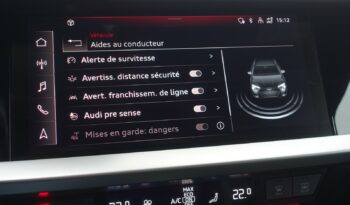 AUDI A3 SPORTBACK 45 COMPETITION TFSI E TRON S-TRONIC 245 CH HYBRIDE RECHARGEABLE S-LINE complet