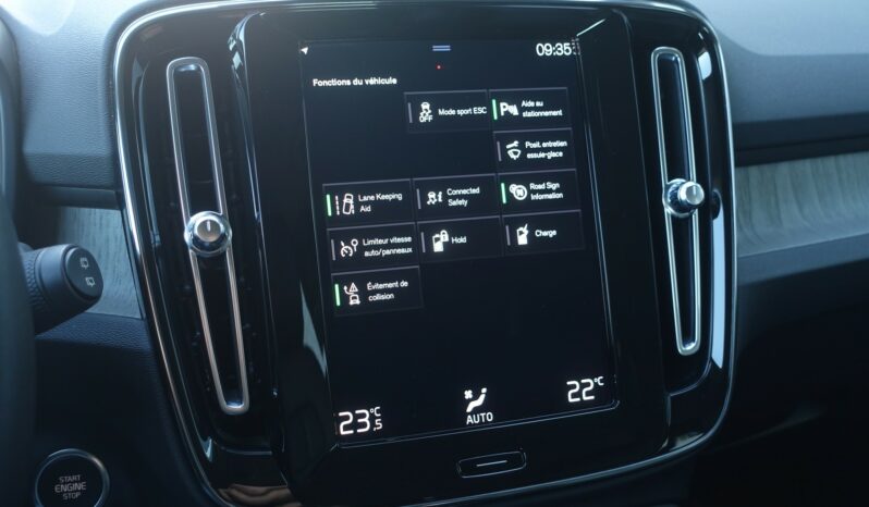 VOLVO XC 40 T4 HYBRIDE RECHARGEABLE GEARTRONIC 211 CH  INSCRIPTION complet