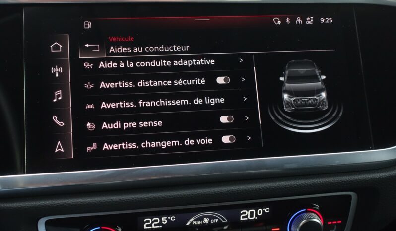 AUDI Q3 SPORTBACK 45 TFSI E S-TRONIC 245 CH HYBRIDE RECHARGEABLE complet