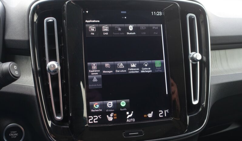 VOLVO XC 40 T5 HYBRIDE RECHARGEABLE GEARTRONIC 262 CH  INSCRIPTION complet