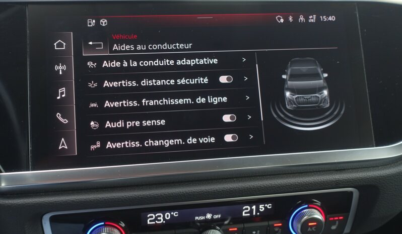 AUDI Q3 SPORTBACK 45 TFSI E S-TRONIC 245 CH HYBRIDE RECHARGEABLE complet