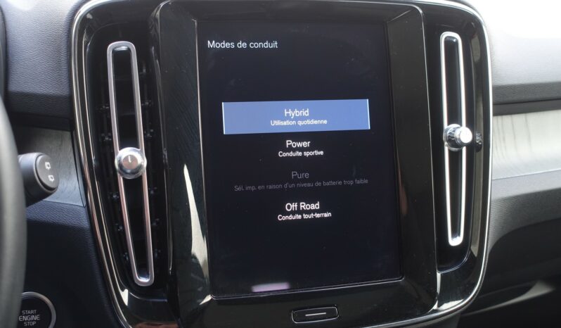VOLVO XC 40 T5 HYBRIDE RECHARGEABLE GEARTRONIC 262 CH  INSCRIPTION complet